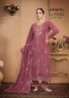 Masum By Rangoon Crush With Fancy Beads Work Top With Bottom Dupatta